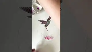 Kolibri Teil 2 - Malerei mit Gouache