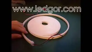 Super thin 12V led neon flex silicone Mily jacket warm white for neon sign - Ledgor