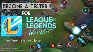 How to become a Tester and Download Beta ?! | League of Legends: Wild Rift Android Tutorial + Tips