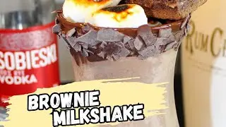 BROWNIE MILKSHAKE 🤤🍫 Mit Schuss! 😱