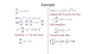 Differential Equations: Solutions by Substitution