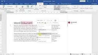 Kommentare einf&uuml;gen und Nachverfolgung von &Auml;nderungen: Dokument im Team bearbeiten &ndash; Word-Tutorial