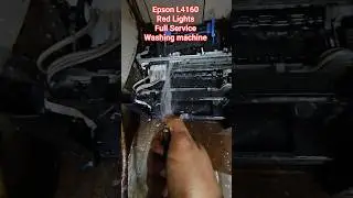 Epson L4160 Red Lights Full Service Washing machine#epson #Services #printersupportsoftware