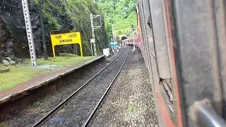 Karbude Tunnel (6.5 km) Longest Tunnel On Konkan Railway and Full Journey between Ukshi and Bhoke