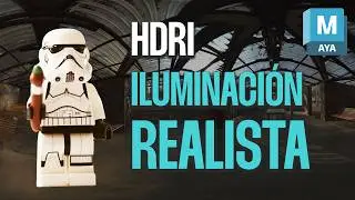 Iluminaci&oacute;n Realista en Maya con HDRIs en menos de 4 minutos