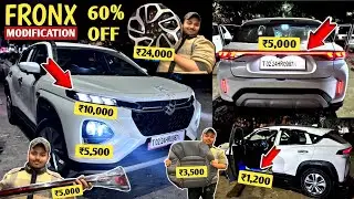 2024 FRONX Base To Top Modified ₹60 हज़ार में🔥 Fronx Modification With Price