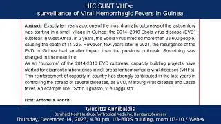 BtBs Seminar by Giuditta Annibaldis - HIC SUNT VHFs: surveillance of VHFs in Guinea