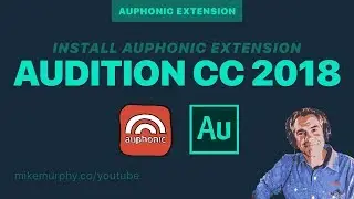 Adobe Audition CC: How to install Auphonic Extension