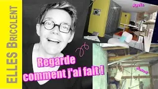 RENOVATION STUDIO 28m&sup2; 😊  - TRAVAUX PETIT BUDGET 👍  - ELLES Bricolent