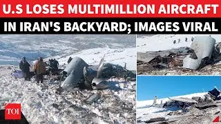 US Aircraft Shot Down In Iran's Backyard? Images Of Wreckage Go Viral | DETAILS