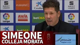 Simeone sobre la 'colleja' del &aacute;rbitro a Morata: 