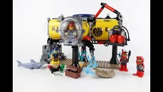 LEGO City 60265 Ocean Exploration Base Lego speed build 樂高城市 海洋探索基地