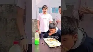 Bottle Flip & Chicken Noodles 🍜 #shorts #ytshorts