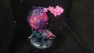 Painting A Giant Gas Spewing Space Bug, Day 221 Of Painting A Miniature Every Day