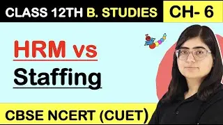 HRM vs STAFFING | HUMAN RESOURCE MANAGEMENT & STAFFING | Staffing | Class 12 Business Studies