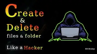 How to create and remove files from terminal in Kali Linux | Bangla