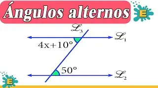Ángulos alternos internos ||ángulos entre rectas paralelas