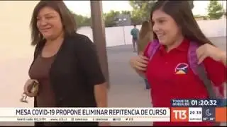 Nota T13: informe mesa social Covid-19 propone eliminar repitencia de curso
