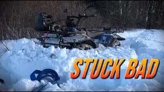 Deep Snow ATV Recovery at -21℉