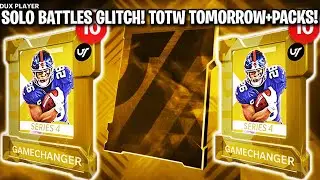 SOLO BATTLES GLITCH! TOTW 16 AND 17 TOMORROW! TESTING OUR SERIES 4 PACK LUCK! | MADDEN 21