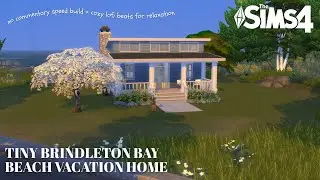 Sims 4 Tiny Beach Vacation Home | No-Commentary Speed Build w/ Chill Lo-Fi Beats | No CC