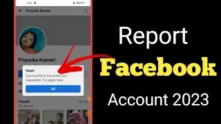 Facebook report 2023 new update just now report trick 100% working