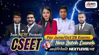 Team MEPL Presents 📢CSEET - New Syllabus Batch Launch | MEPL Classes