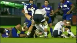 AGEN vs RACING METRO - 2010 - RUGBY TOP 14 (Two Steps From Hell - Black Blade)