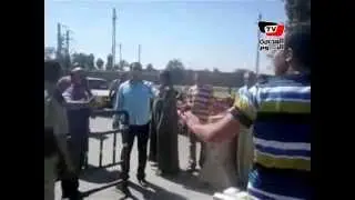 أمناء الشرطة يستولون على سلاح ضابط بعد إطلاقه النار لتفريقهم ببني سويف