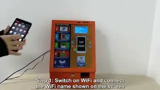 Coin WiFi HotSpot Pay Terminal Vending machine wifi brothers A505 demo1 English