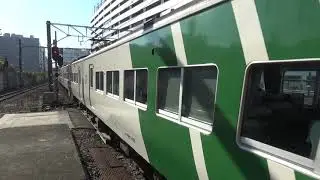 185系 圧巻の15両 横浜駅発車【40年間ありがとう】