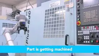 How to do Machine Tending using a Collaborative Robot? - Robotiq