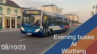 Evening Buses at Worthing | 08/10/23