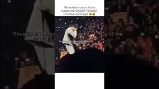 Remember when an Army scream out Daddy Yoongi this made him laugh 😩😭
