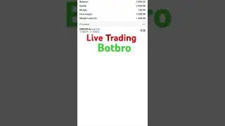 Botbro Live Trading in forex market #botbro #botalpha #crypto #trading #forextrading