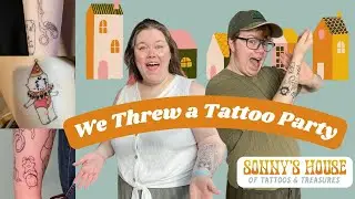 WE THREW A TATTOO PARTY | Silly Little Weekend Vlog
