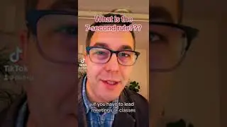 What is the 7-second rule?