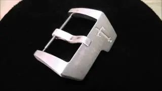 пряжка серебряная сатинированная от Line True Leather
