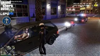 GTA V - LSPDFR 0.4.8 - LSPD/LAPD - Motorcycle Unit - DUI/Pursuit/Illegal Radio Broadcasting - 4K
