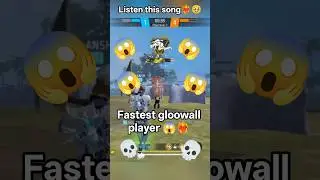 india fastest gloowall player😱❤️&zwj;🔥 no.1 moment player of custom💀❤️ #viral #freefire #shortvideo