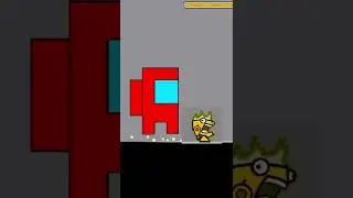 I found amogus on geometry dash!1!1!1!1!1