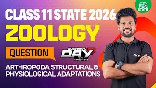 📑Question Of The Day❓Arthropoda - Structural & Physiological Adaptations | Xylem State 11 & 12 Tamil