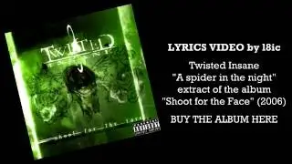 Twisted Insane - A Spider In The Night [LYRICS]