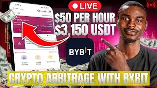Crypto Arbritrage on BYBIT | Earn $50 Per Hour Buy Low Sell High Strategy
