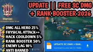 Update!! Script rank booster+damage all hero mobile legends!! No password