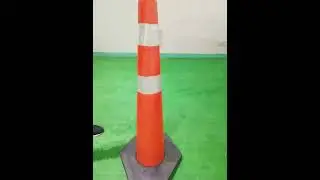Australia Standard 1150mm T-Top Rubber Base Road Warning Safety Post, Delineator Post, Bollard Cone