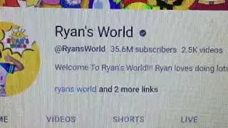 Ryan&rsquo;s World Sub Count