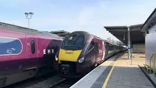 TRAINSPOTTING - East Midlands Railway EMR Class 222 Meridian (222021)