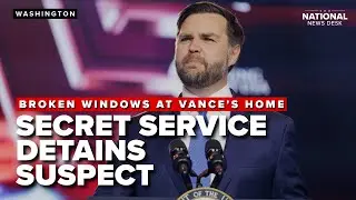 Secret Service detains suspect after 'crazy person' attempts to break in to Vance's home