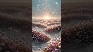 Dreamy Flower Field Aesthetic 💜🌸 | Calm & Peace